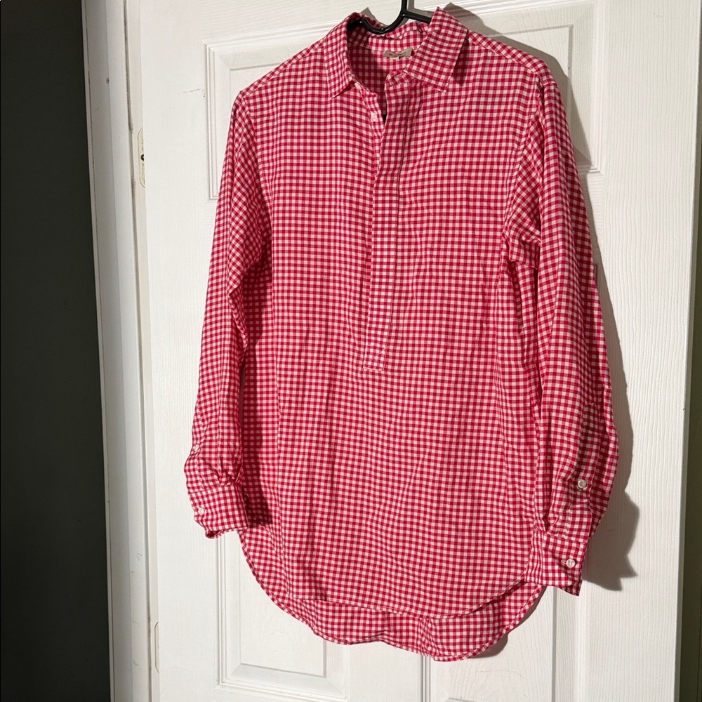 Daniel Cremieux Red Gingham Button-Down Shirt